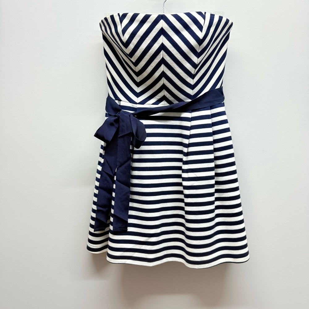 Strapless Nautical Dress